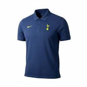 Nike Tottenham Hotspur FC Dri-FIT Slim Fit Polo Shirt Navy Blue Size L -EUC
